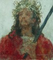 Jesús en una corona de espinas 1913 Ilya Repin religioso cristiano
